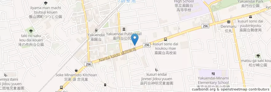 Mapa de ubicacion de 福興飯店 en Japan, 千葉県, 船橋市.
