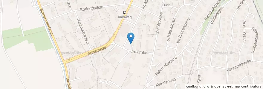 Mapa de ubicacion de Familienzentrum Urdorf en Switzerland, Zurich, Bezirk Dietikon, Urdorf.