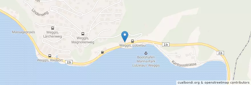Mapa de ubicacion de Poseidon en Svizzera, Lucerna, Weggis.