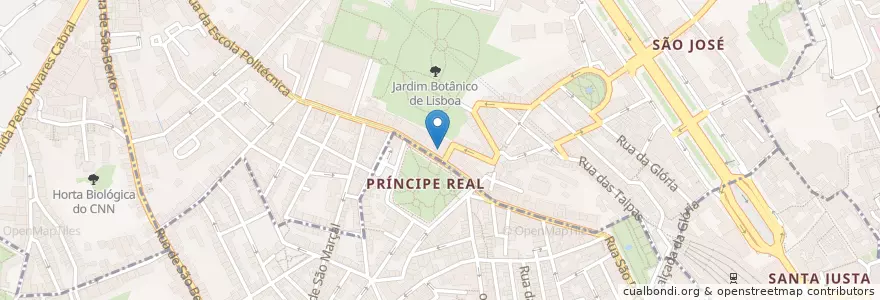 Mapa de ubicacion de Le Jardin en 葡萄牙, Área Metropolitana De Lisboa, Lisboa, Grande Lisboa, 里斯本.