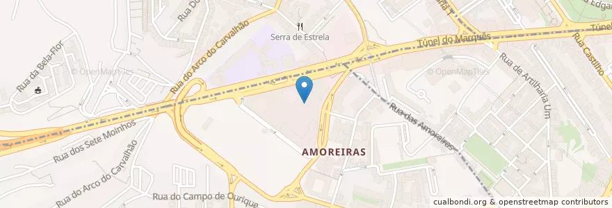Mapa de ubicacion de ActivoBank en 葡萄牙, Área Metropolitana De Lisboa, Lisboa, Grande Lisboa, 里斯本, Campo De Ourique.