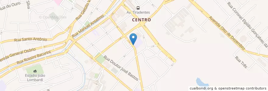 Mapa de ubicacion de CENEP en ブラジル, 南東部地域, ミナス ジェライス, Região Geográfica Intermediária De Barbacena, Microrregião São João Del-Rei, São João Del-Rei.