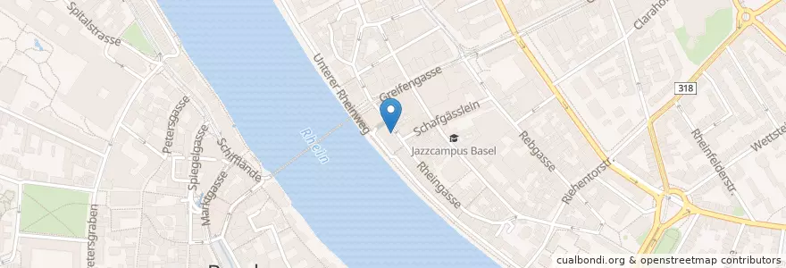 Mapa de ubicacion de 8Bar en Schweiz/Suisse/Svizzera/Svizra, Basel-Stadt, Basel.