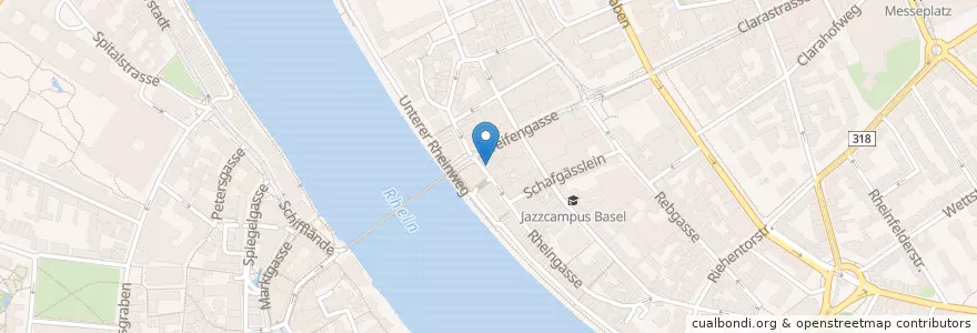 Mapa de ubicacion de Engelmansche Apotheke en Svizzera, Basilea Città, Basel.