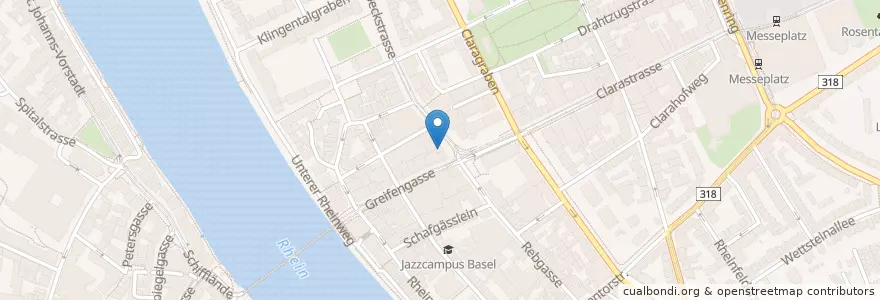 Mapa de ubicacion de Dönerstop en Schweiz/Suisse/Svizzera/Svizra, Basel-Stadt, Basel.