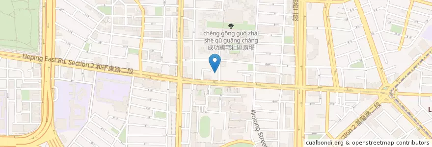 Mapa de ubicacion de 吉美小吃 en 臺灣, 新北市, 臺北市, 大安區.
