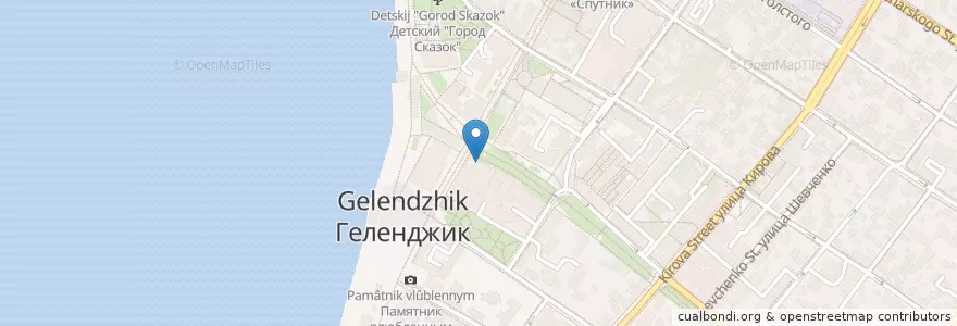 Mapa de ubicacion de Макдоналдс en Rusia, Южный Федеральный Округ, Krai De Krasnodar, Городской Округ Геленджик.