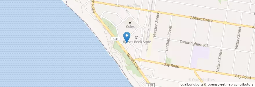 Mapa de ubicacion de Le Phan Vietnamese Restaurant en Avustralya, Victoria, City Of Bayside.