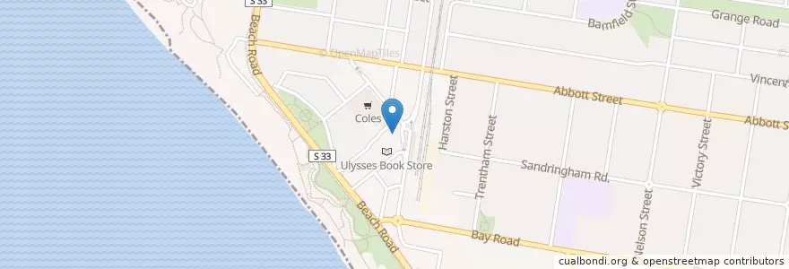 Mapa de ubicacion de Limoncello en أستراليا, ولاية فيكتوريا, City Of Bayside.