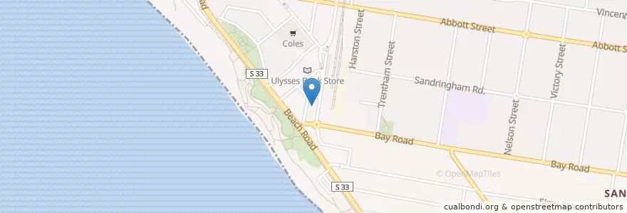 Mapa de ubicacion de Suka Rasa Restaurant en 오스트레일리아, Victoria, City Of Bayside.