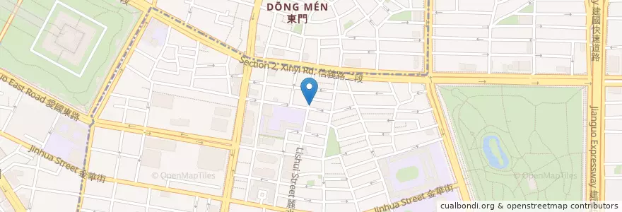 Mapa de ubicacion de 灶紅了 en Tayvan, 新北市, Taipei, 大安區.