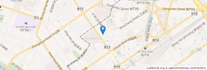 Mapa de ubicacion de Viola Pizza& Pasta en Taiwan, 臺灣省, 新竹市.
