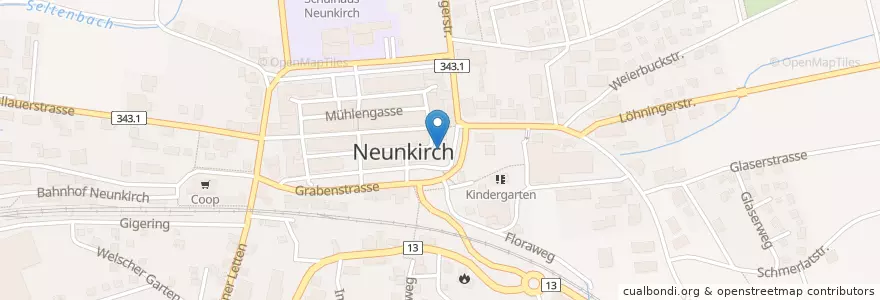 Mapa de ubicacion de Alters- und Pflegeheim en 스위스, Schaffhausen, Bezirk Oberklettgau, Neunkirch.