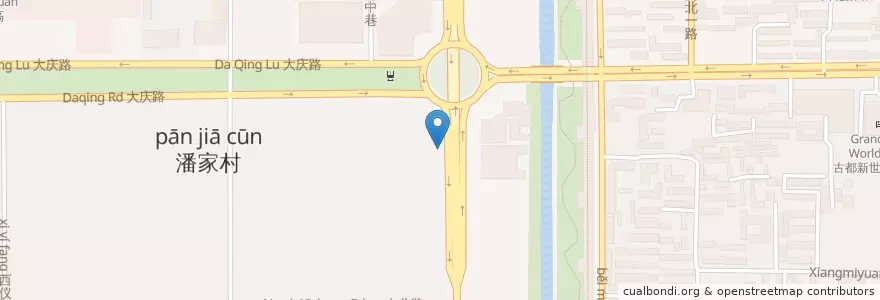 Mapa de ubicacion de 玉祥门 en 中国, 陕西省, 西安市, 莲湖区.