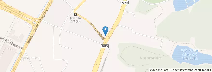 Mapa de ubicacion de 工商银行 en China, Guangdong, Guangzhou City, Baiyun District.