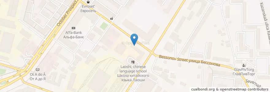 Mapa de ubicacion de ВТБ Банк Москвы en روسیه, Приволжский Федеральный Округ, Башкортостан, Городской Округ Уфа.