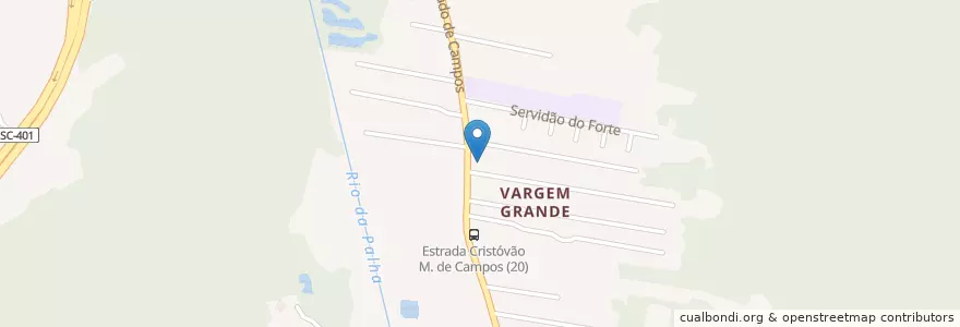 Mapa de ubicacion de Pacheco Lavação Automotiva en 巴西, 南部, 圣卡塔琳娜, Microrregião De Florianópolis, Região Geográfica Intermediária De Florianópolis, 弗洛里亚诺波利斯.