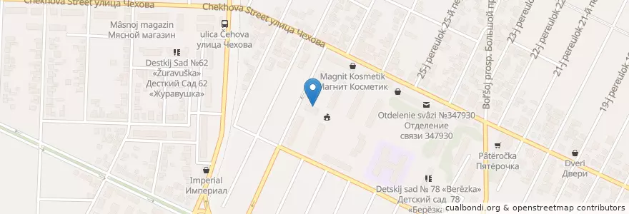 Mapa de ubicacion de Автомойка en ロシア, 南部連邦管区, ロストフ州, Городской Округ Таганрог.