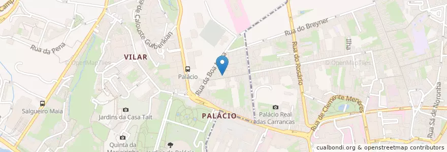 Mapa de ubicacion de Bugo Art Burgers en البرتغال, المنطقة الشمالية (البرتغال), Área Metropolitana Do Porto, بورتو, بورتو, Cedofeita, Santo Ildefonso, Sé, Miragaia, São Nicolau E Vitória.