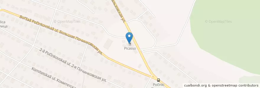 Mapa de ubicacion de Picasso en Rusland, Приволжский Федеральный Округ, Нижегородская Область, Городской Округ Нижний Новгород.