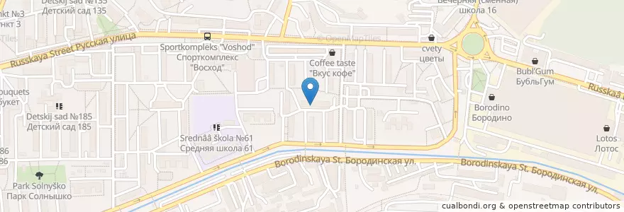 Mapa de ubicacion de Владивостокская детская поликлиника №1, КГБУЗ en ロシア, 極東連邦管区, 沿海地方, ウラジオストク管区.