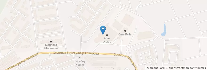 Mapa de ubicacion de КиноГалактика en روسيا, Центральный Федеральный Округ, محافظة موسكو, Одинцовский Городской Округ.