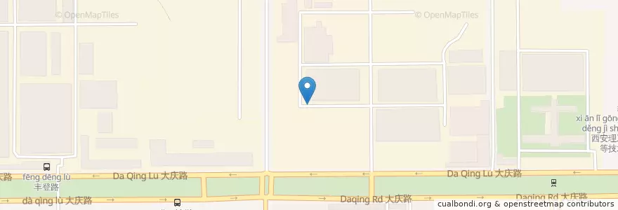 Mapa de ubicacion de 莲湖区 (Lianhu) en Çin, Şensi, 西安市, 莲湖区 (Lianhu).