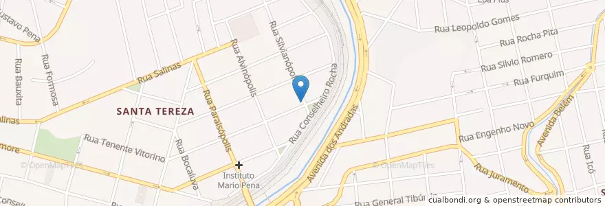 Mapa de ubicacion de Pizzaria Santa Pizza en ブラジル, 南東部地域, ミナス ジェライス, Região Geográfica Intermediária De Belo Horizonte, Região Metropolitana De Belo Horizonte, Microrregião Belo Horizonte, ベロオリゾンテ.