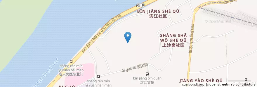 Mapa de ubicacion de 豫章街道 en China, Jiangxi, Nanchang, 东湖区, 豫章街道.
