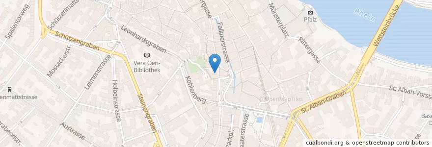 Mapa de ubicacion de Negishi Sushi Bar en Suiza, Basilea-Ciudad, Basilea.