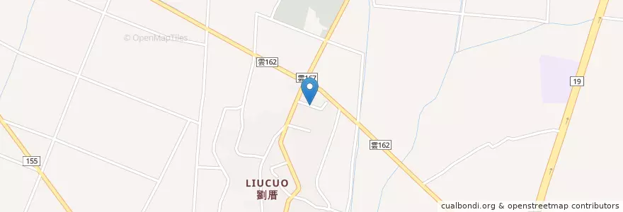Mapa de ubicacion de 北港鎮 en Taiwan, 臺灣省, 雲林縣, 北港鎮.