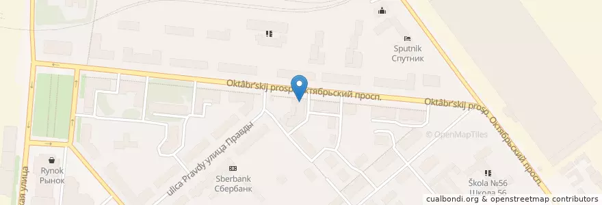 Mapa de ubicacion de ВТБ en Rusia, Приволжский Федеральный Округ, Óblast De Kírov, Городской Округ Киров.