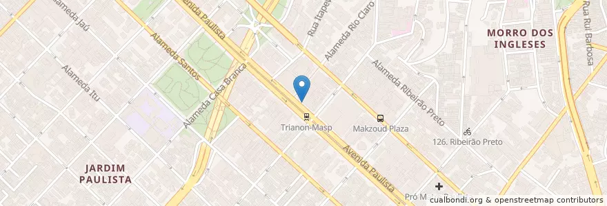 Mapa de ubicacion de Itaú Personalite en برزیل, منطقه جنوب شرقی برزیل, سائوپائولو, Região Geográfica Intermediária De São Paulo, Região Metropolitana De São Paulo, Região Imediata De São Paulo, سائوپائولو.