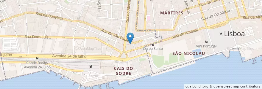 Mapa de ubicacion de Viking en 葡萄牙, Área Metropolitana De Lisboa, Lisboa, Grande Lisboa, Misericórdia.