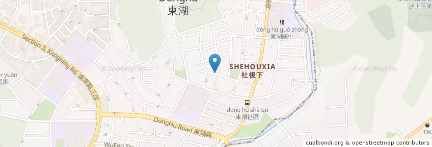 Mapa de ubicacion de 奉聖宮 en 타이완, 신베이 시, 타이베이시.