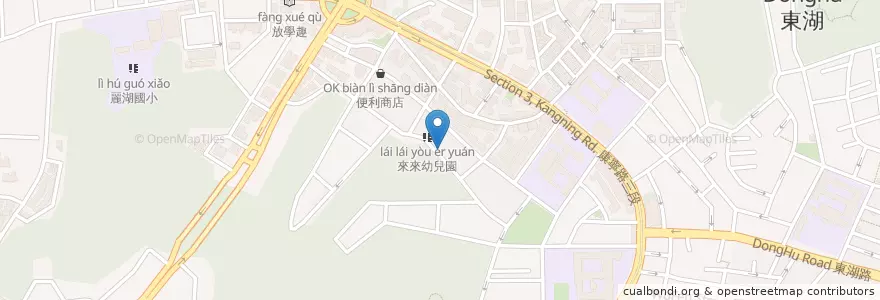 Mapa de ubicacion de 葫洲里辦公處 en 臺灣, 新北市, 臺北市, 內湖區.