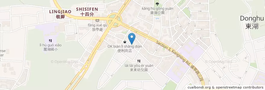 Mapa de ubicacion de K&K Pasta en Taiwan, New Taipei, Taipei, Neihu District.