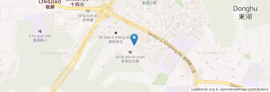 Mapa de ubicacion de 早安美芝城 en 台湾, 新北市, 台北市, 内湖区.