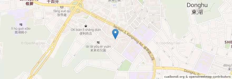 Mapa de ubicacion de 賢爸廚房Pasta en Taiwan, Nuova Taipei, Taipei, Distretto Di Neihu.