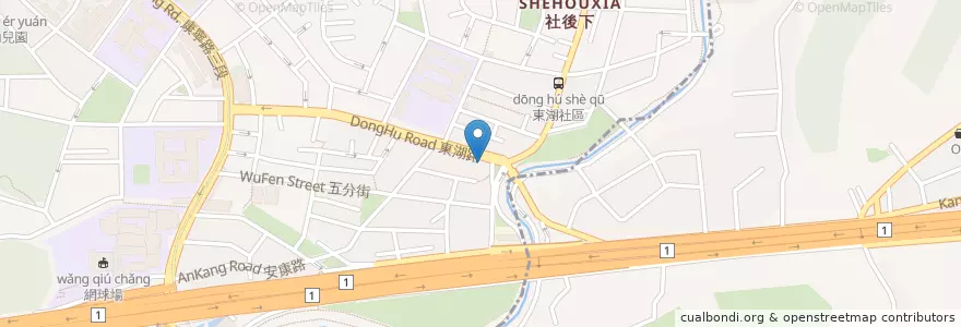 Mapa de ubicacion de 內湖區農會 en 臺灣, 新北市, 臺北市.