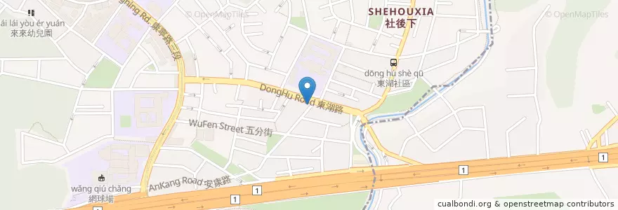 Mapa de ubicacion de 色杯子 en 臺灣, 新北市, 臺北市.
