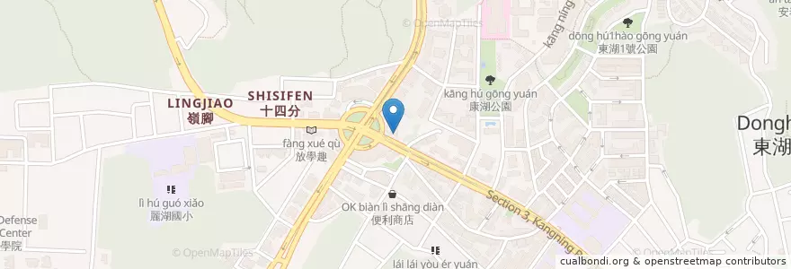 Mapa de ubicacion de 路易莎 en Taïwan, Nouveau Taipei, Taipei, District De Neihu.