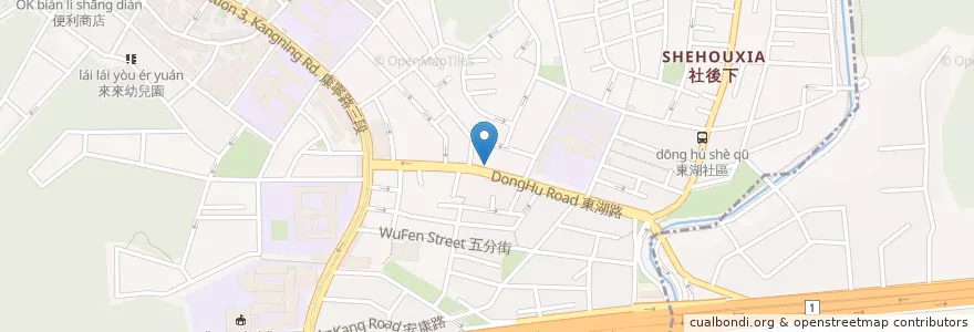 Mapa de ubicacion de 逢萊美自助餐 en Tayvan, 新北市, Taipei.