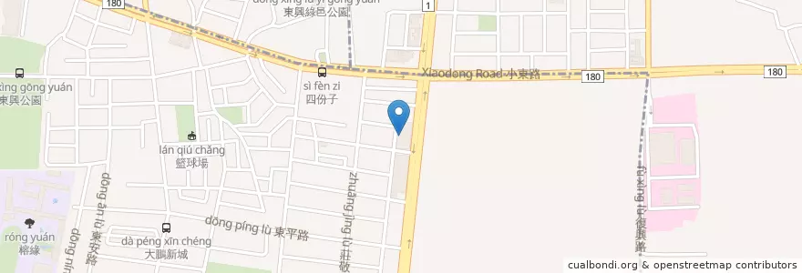 Mapa de ubicacion de 享溫馨KTV en تایوان, 臺南市.