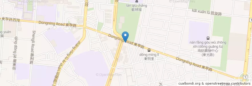 Mapa de ubicacion de 華齊堂真燕窩 en Taiwan, Tainan, 東區.