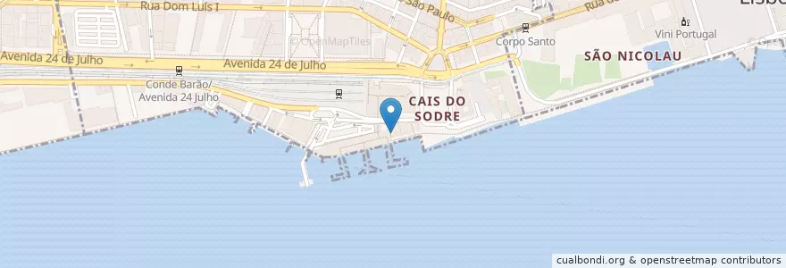 Mapa de ubicacion de Station en پرتغال, Lisboa.