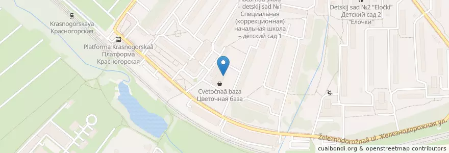 Mapa de ubicacion de Экофарм en ロシア, 中央連邦管区, モスクワ州, Городской Округ Красногорск.
