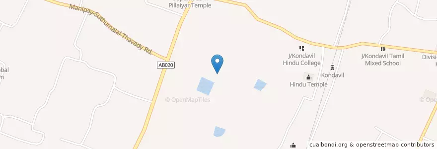 Mapa de ubicacion de யாழ்ப்பாணம் மாவட்டம் en سری‌لانکا, வட மாகாணம், யாழ்ப்பாணம் மாவட்டம்.