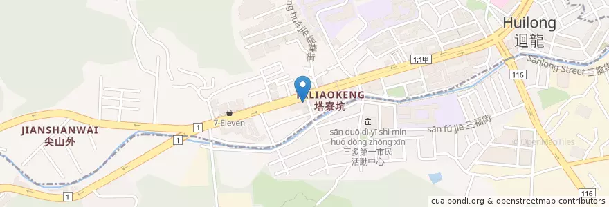 Mapa de ubicacion de McDonald's en 臺灣, 新北市, 樹林區.