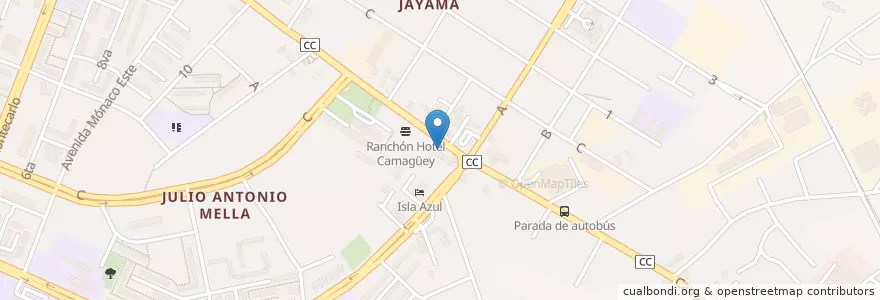 Mapa de ubicacion de CUPET Jayama en 古巴, Camagüey, Camagüey, Ciudad De Camagüey.